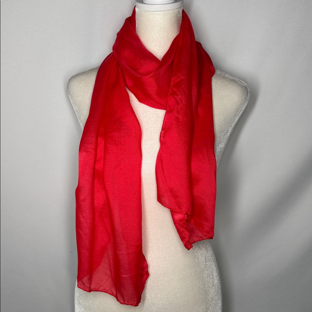 💜3/$15 Red Light Weight Scarf